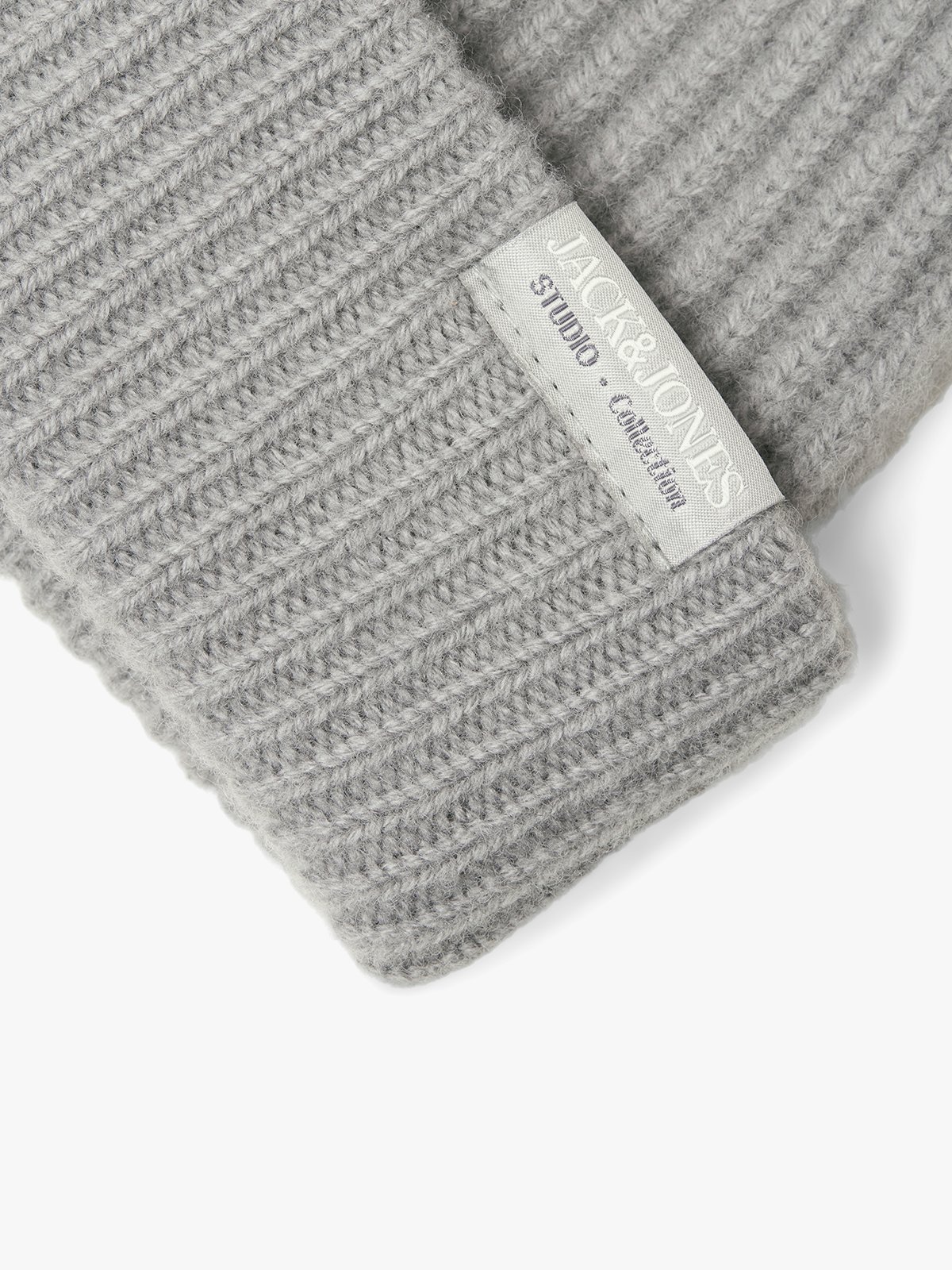 Jack and Jones Prem Wool Beanie Ultimate Grey