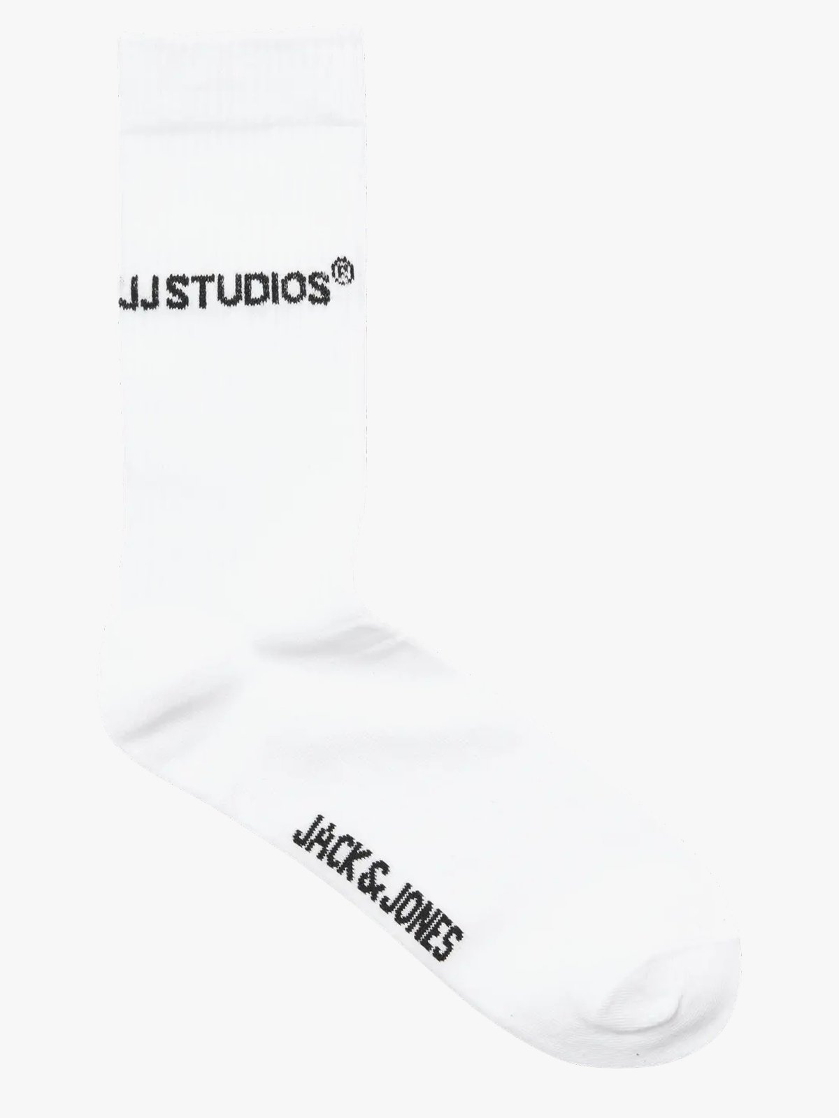 Jack and Jones Soho Tennis Socks 3 Pack White Duffel Bag Logo - Black Logo - Plum Perfect Logo