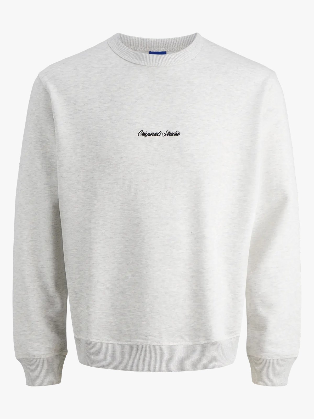 Jack and Jones Norrebro EMB Sweat Crew Neck White Melange
