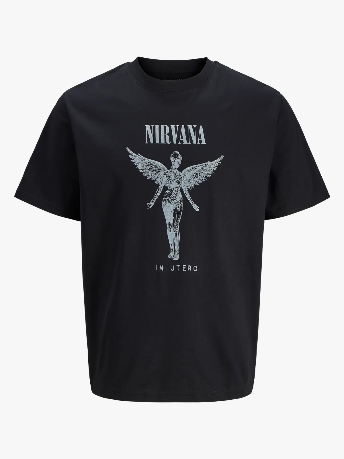 Jack and Jones Nirvana Short Sleeve Tee Black