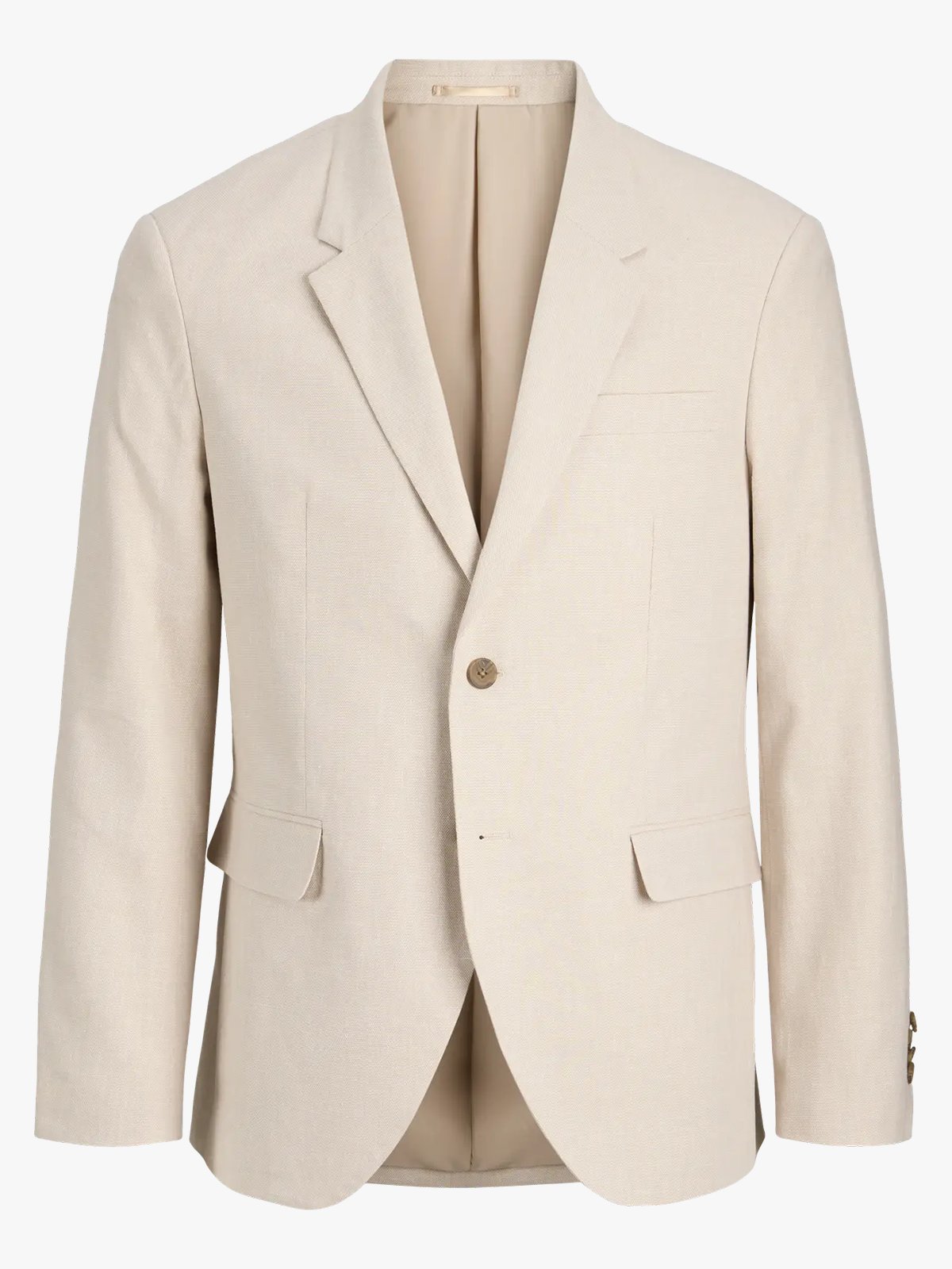 Jack and Jones Martin Summer Blazer Linen Blend Ancient Scroll