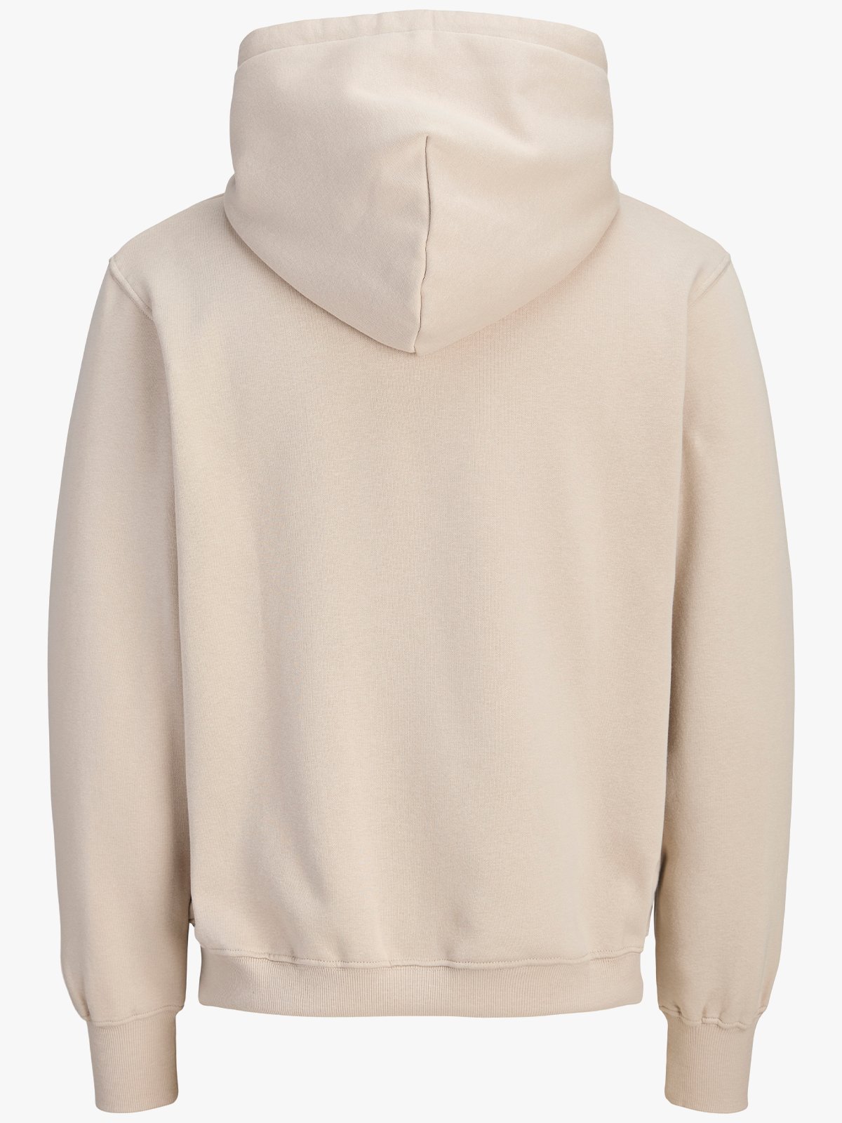 Jack and Jones Frederiksberg Monogram Sweat Hood Feather Gray