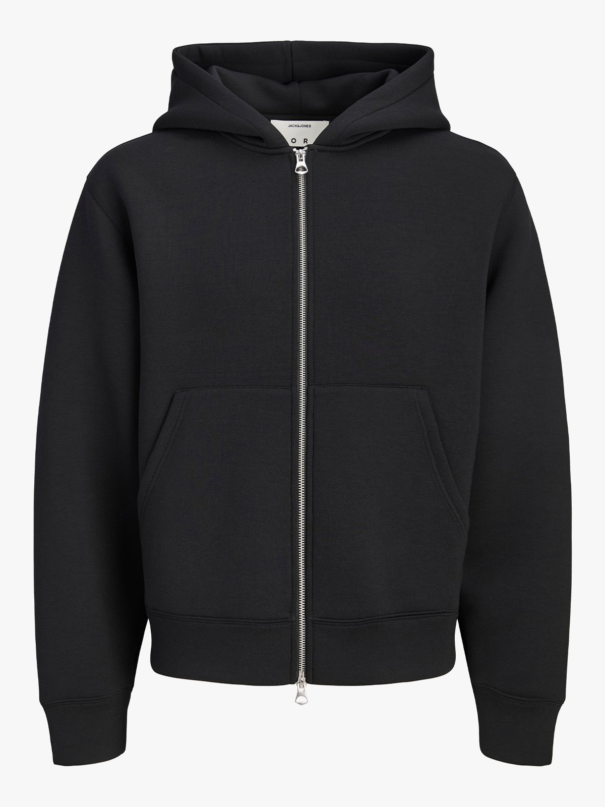 Jack and Jones Legacy Sweat Scuba Zip Hood Black