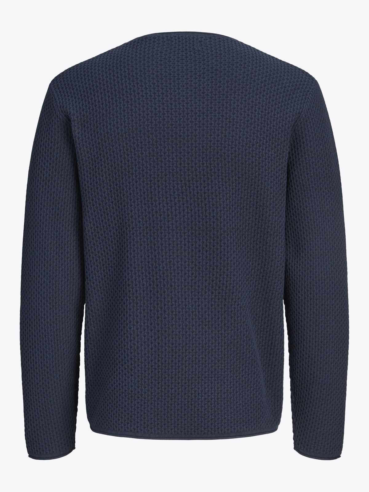 Jack and Jones Mason Knit Crew Neck Dark Navy Twist