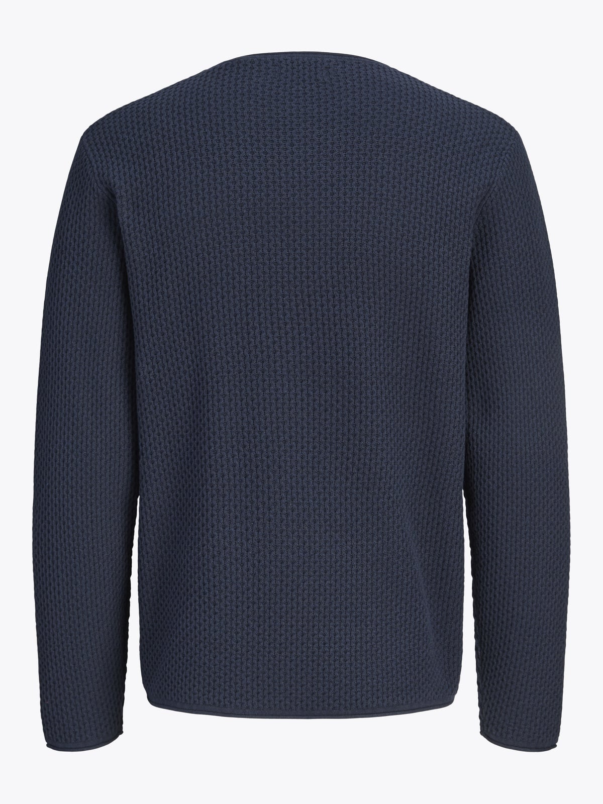 Jack and Jones Mason Knit Crew Neck Dark Navy Twist