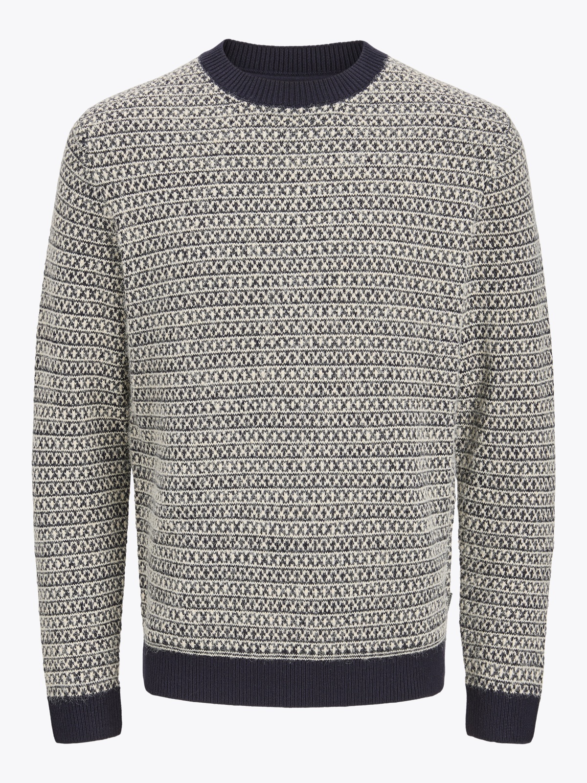 Jack & Jones Cam Knit Crew Neck Night Sky