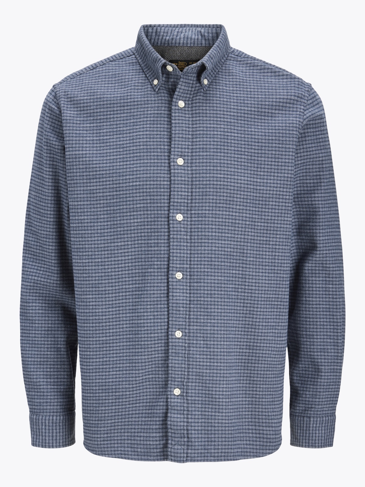 Jack & Jones Stanley Flannel Long Sleeve Shirt Estate Blue