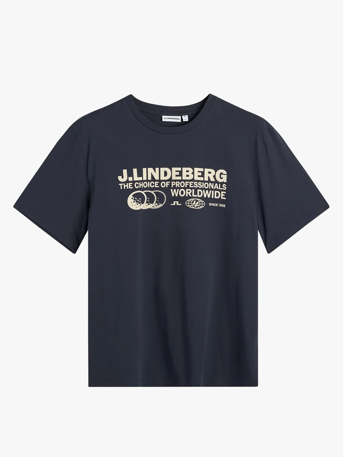 J.LINDEBERG Alpha Graphic Crew Neck Jl Navy
