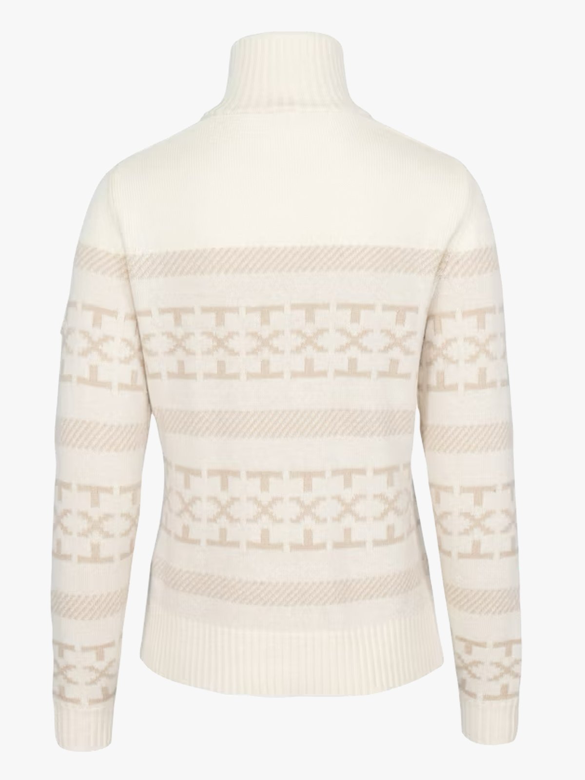 Johaug Dalsbygda Woolmix Halfzip Sweater Tofu White