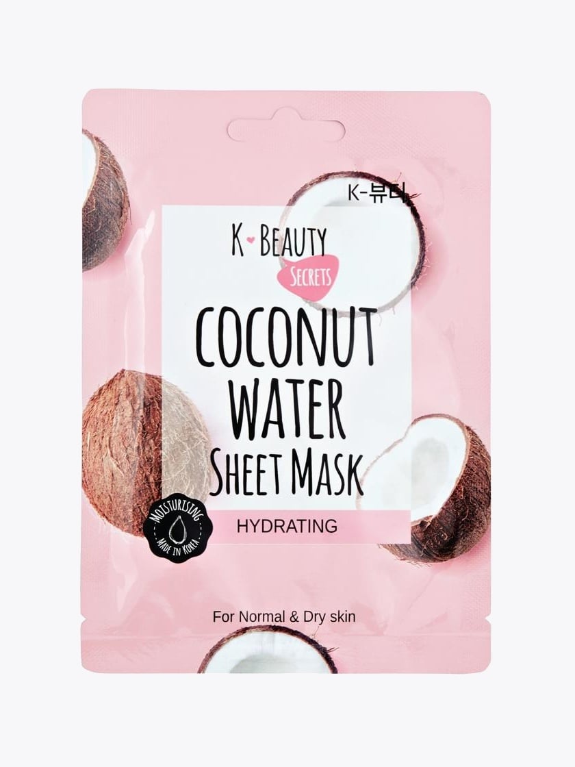 K-Beauty Secrets Coconut Water Sheet Mask Flerfarget