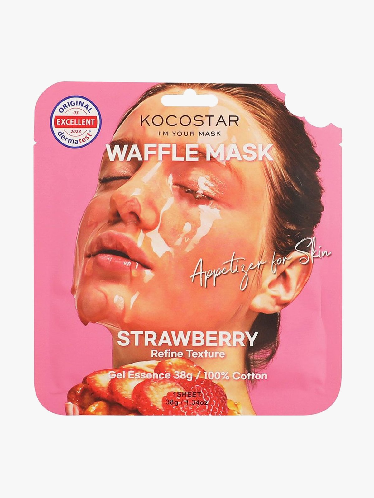 Kocostar Waffle Mask Strawberry Flerfarget