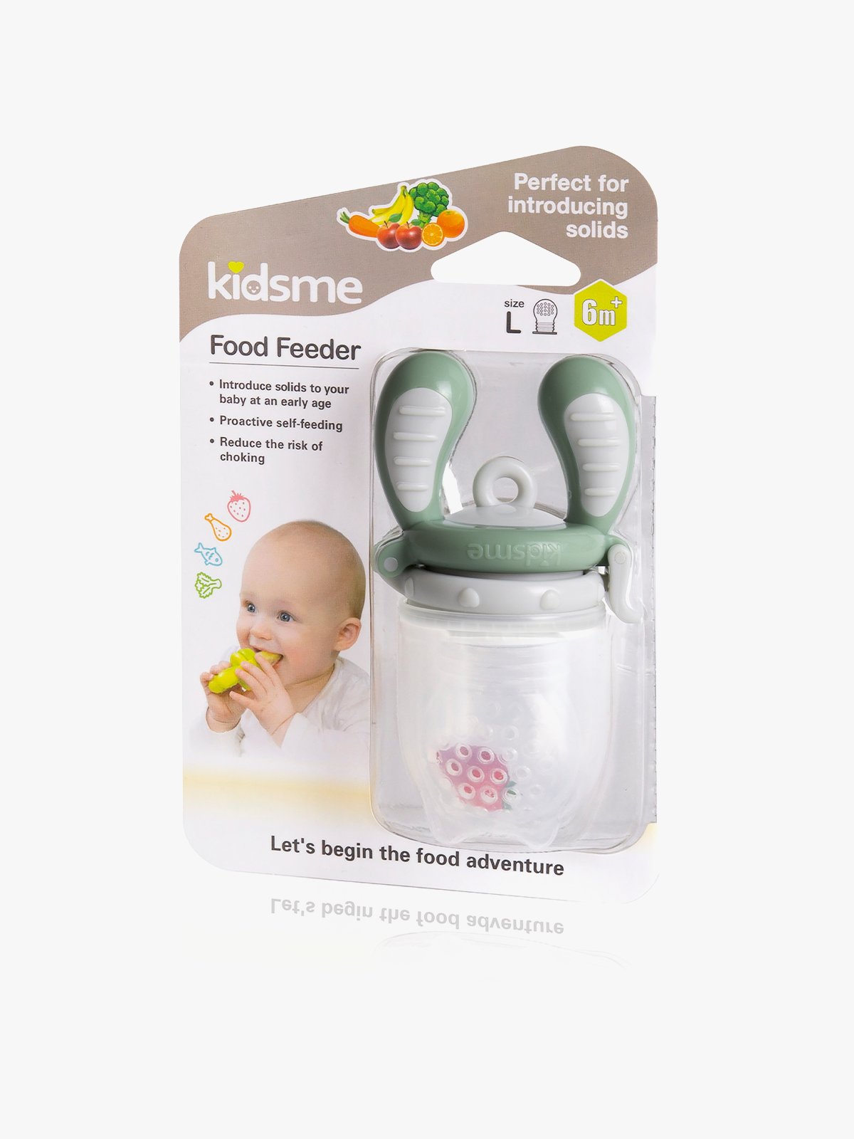 Kidsme Food Feeder Grey