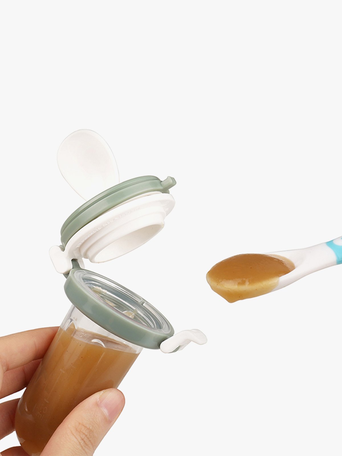 Kidsme Food Sqeezer Plomme Flerfarget