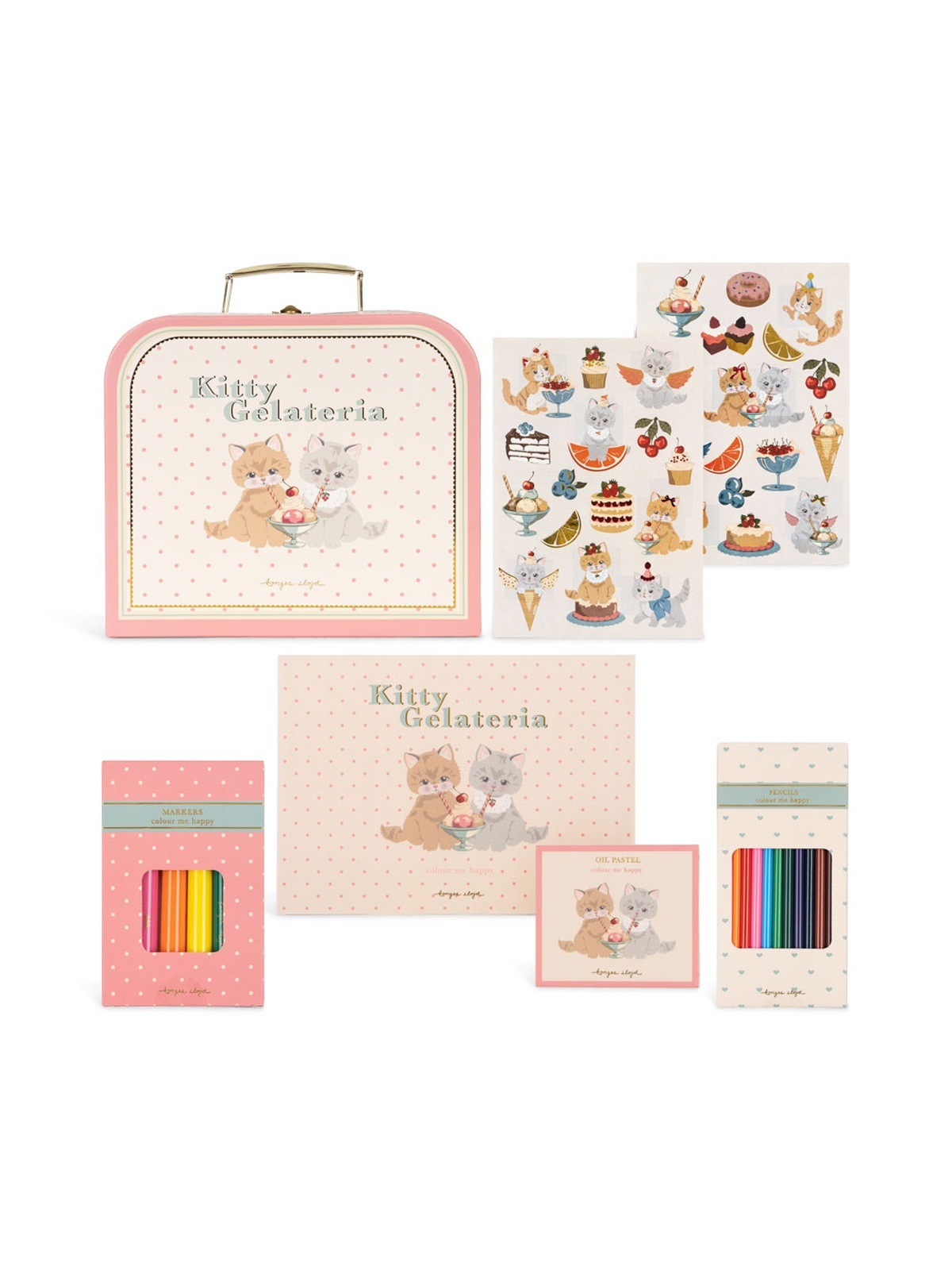 Konges Sløjd Little Artist Set Kitty friends