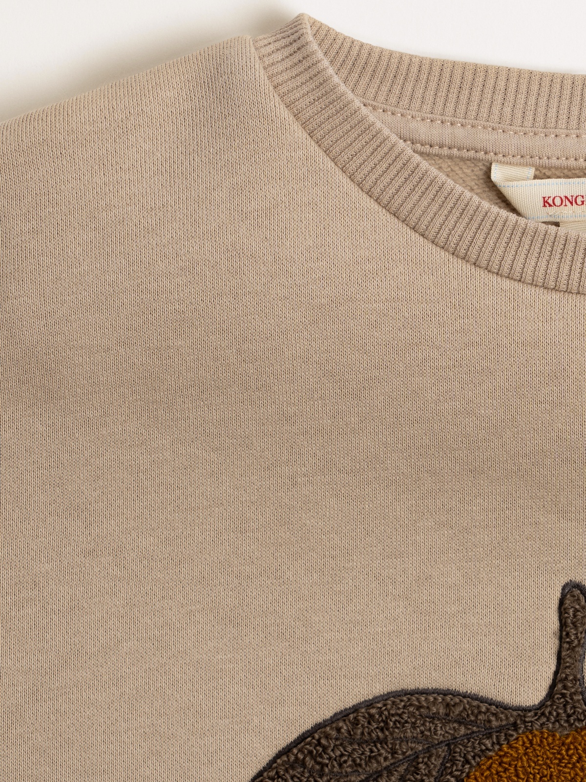 Konges Sløjd Lou Terry Sweat Shirt OCS Oxford tan