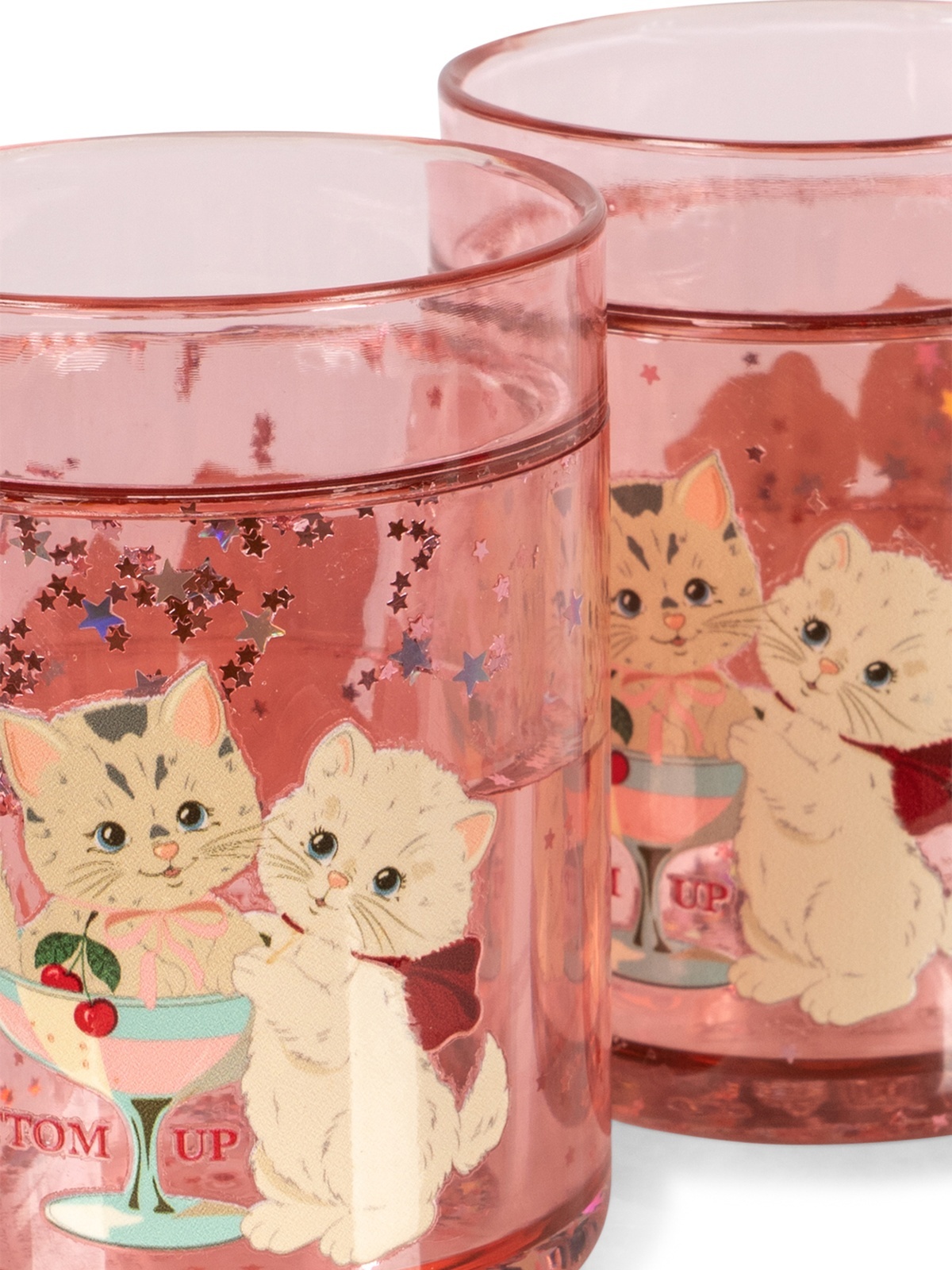 Konges Sløjd 2 pack Glitter Cups Rose cat