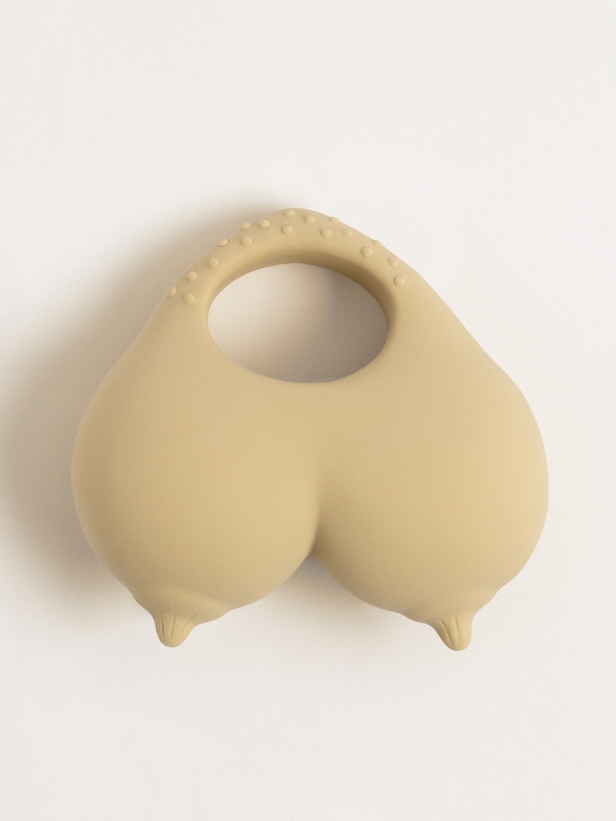 Konges Sløjd Babs Teether Creamy white