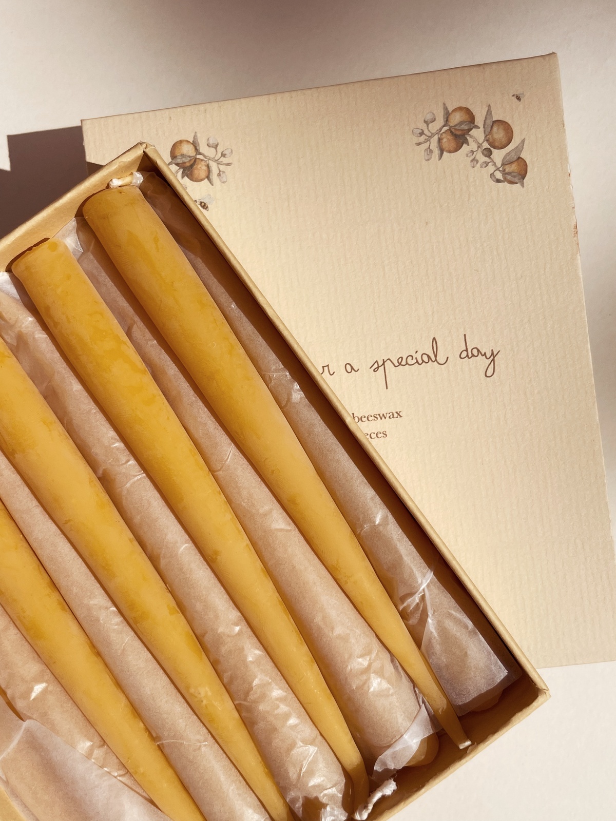 Konges Sløjd 20 pack Birthday Train Candles Nature