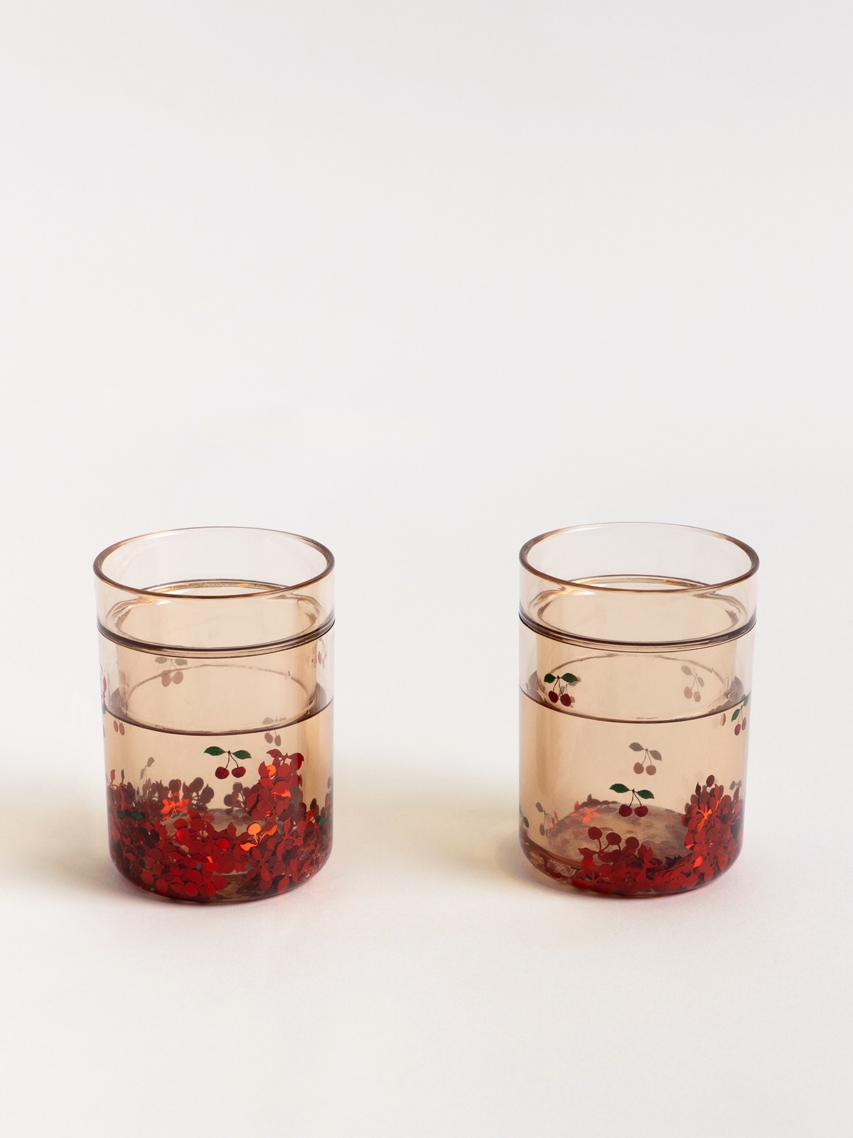 Konges Sløjd 2 pack Glitter Cups Cherry
