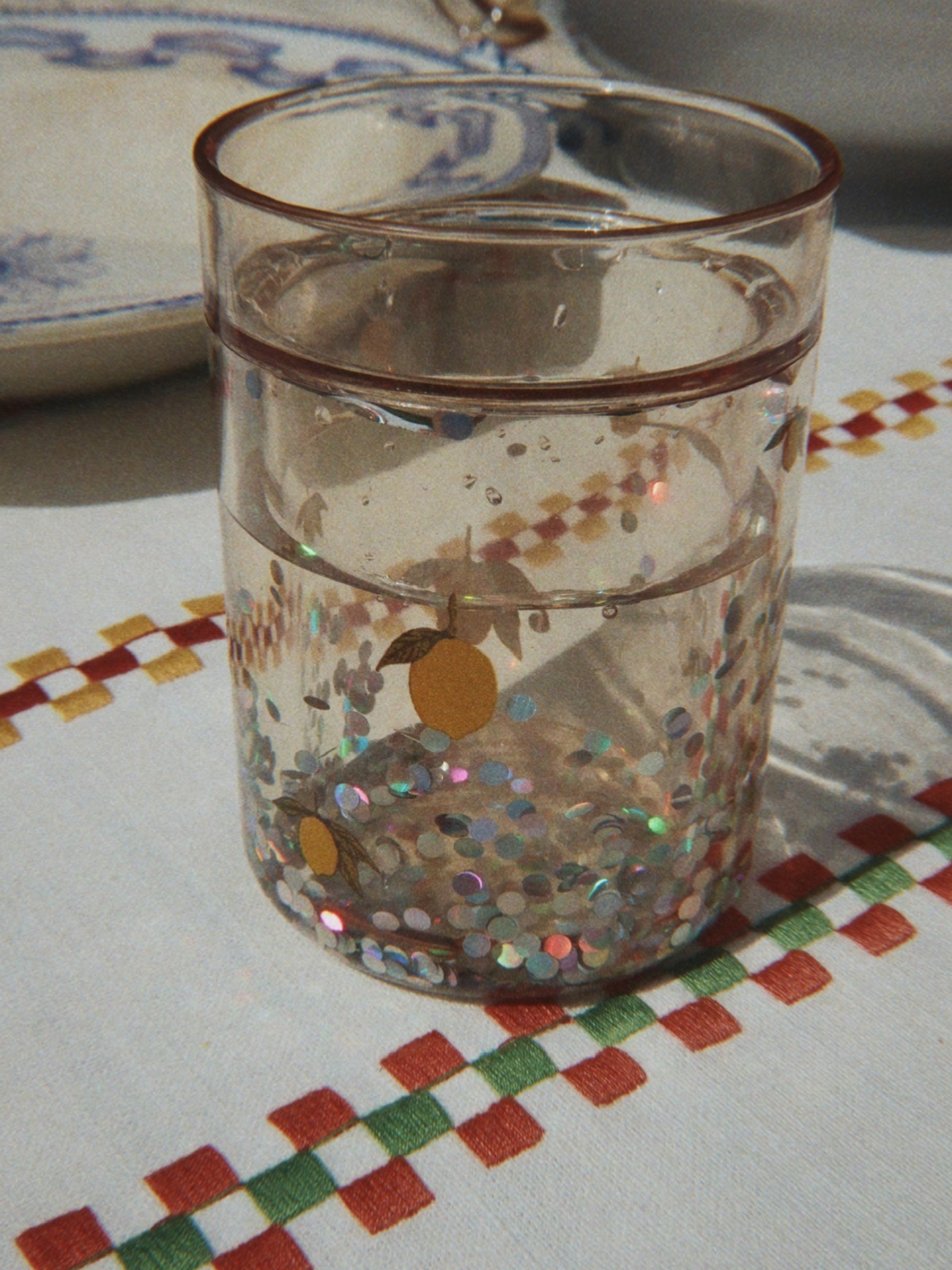 Konges Sløjd 2 pack Glitter Cups Lemon
