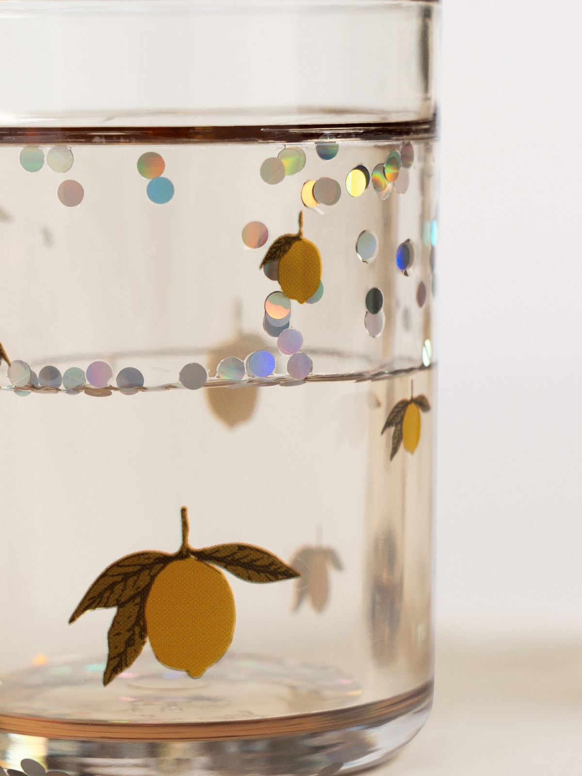 Konges Sløjd 2 pack Glitter Cups Lemon