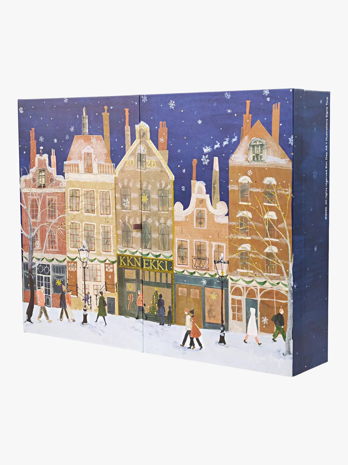 Kknekki Julekalender Flerfarget