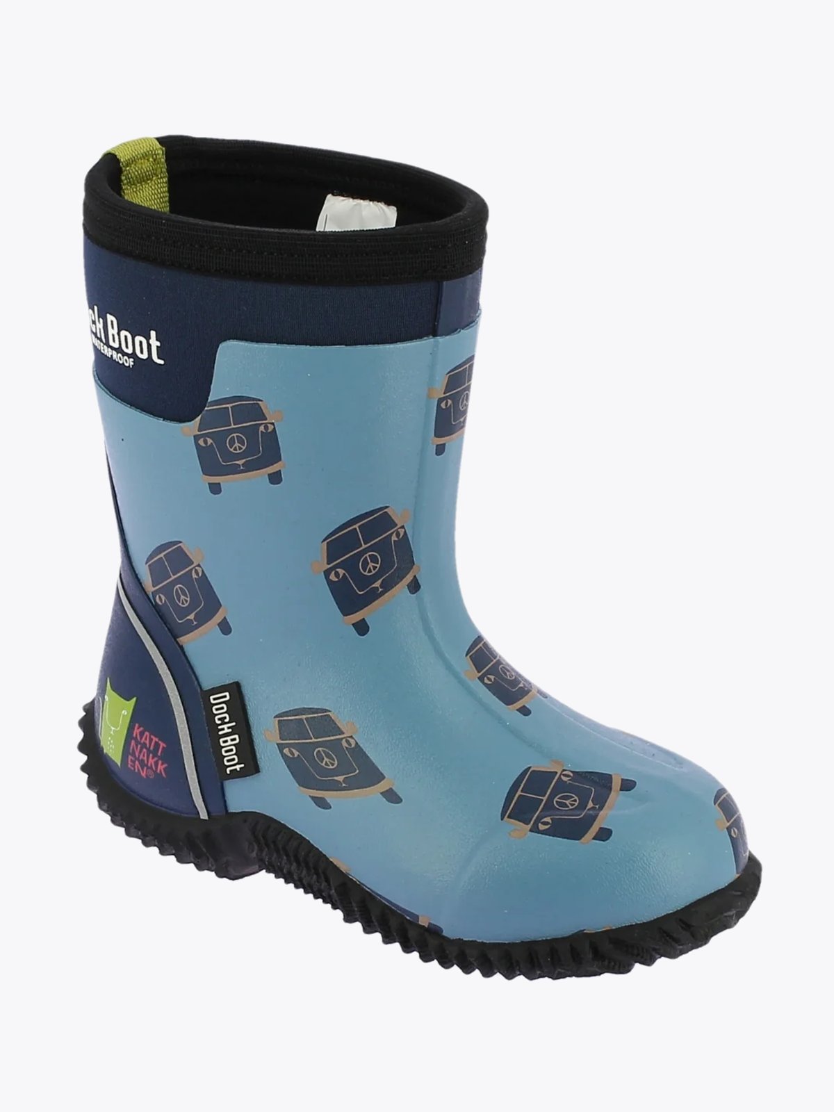 Kattnakken Dockboot støvler Blå / Multi
