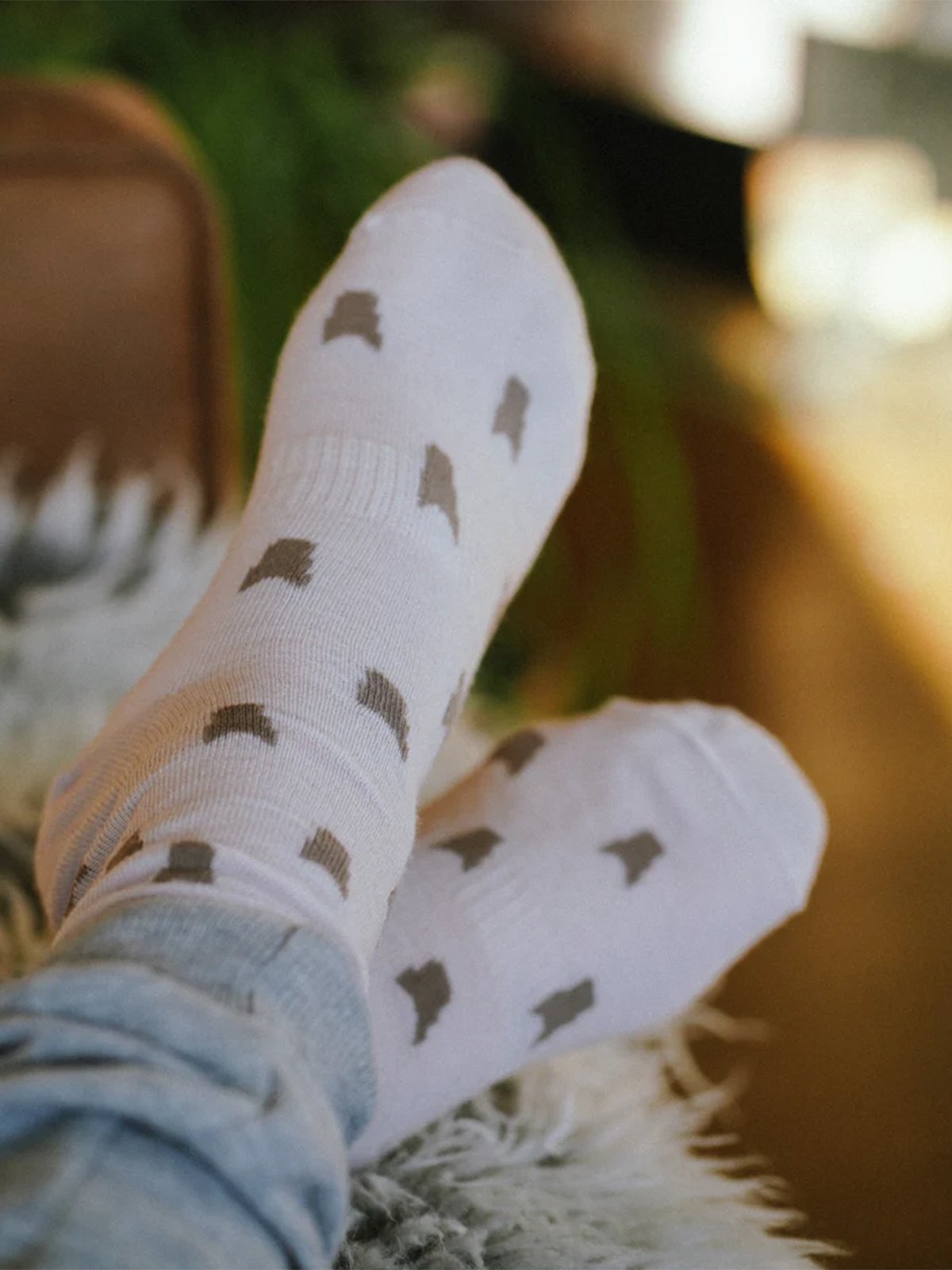 Kattnakken Ullsokk 3-pakk med mønster Barn Barkebåt