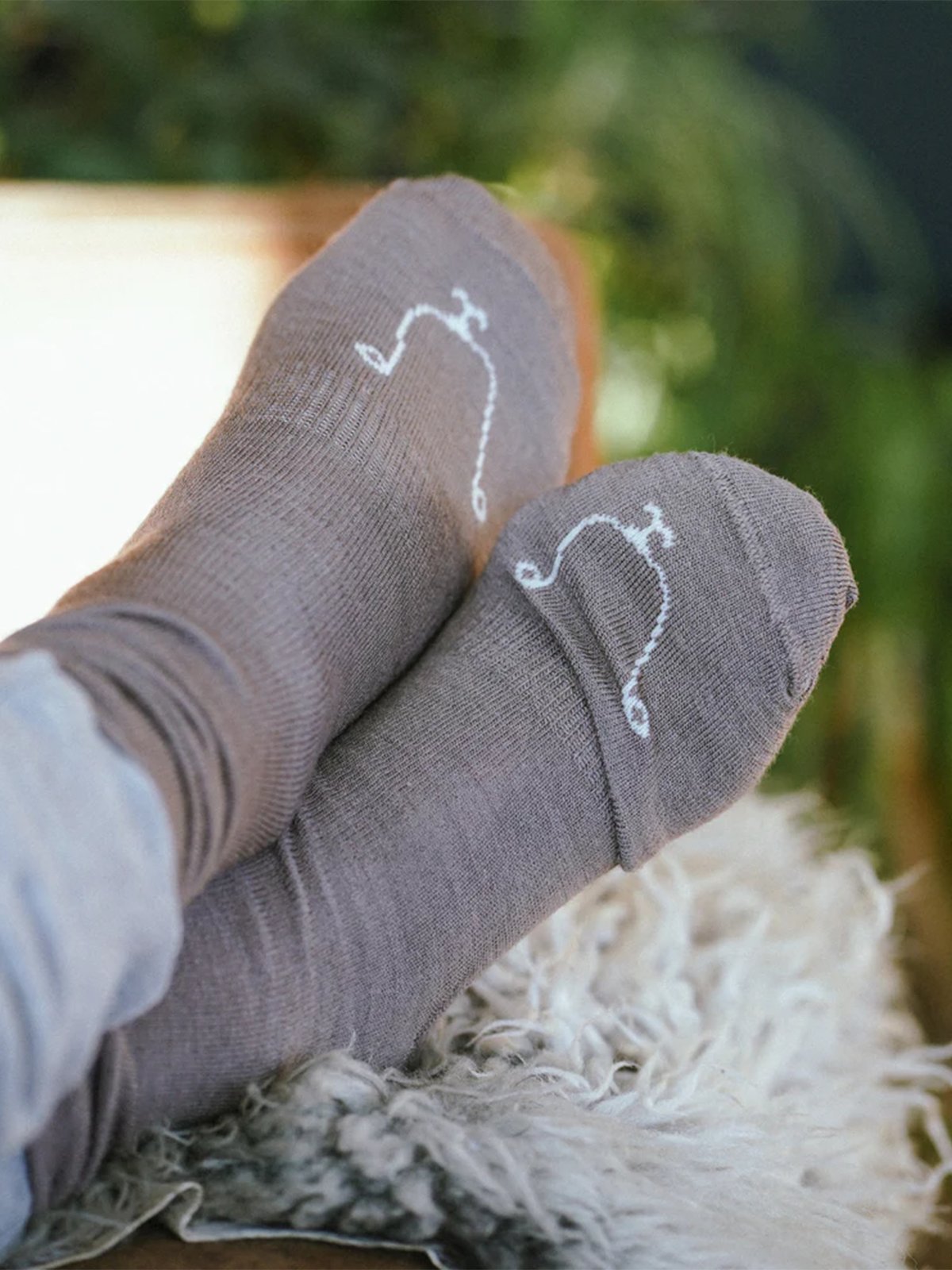 Kattnakken Ullsokk 3-pakk med mønster Barn Barkebåt