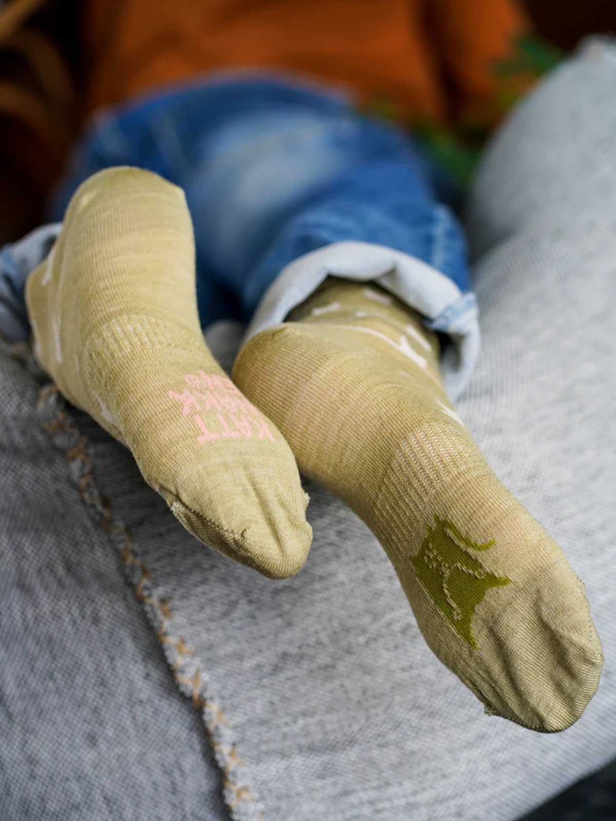 Kattnakken Ullsokk 3-pakk med mønster Barn Tre