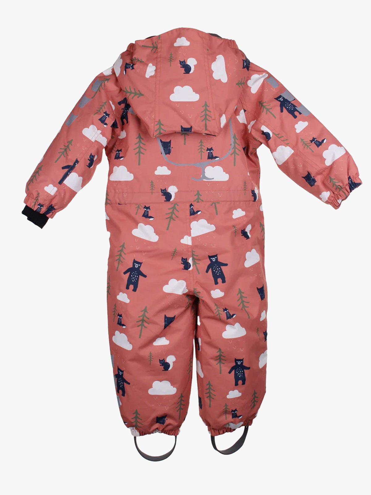 Kattnakken Vinterparkdress Baby Aragon Rød