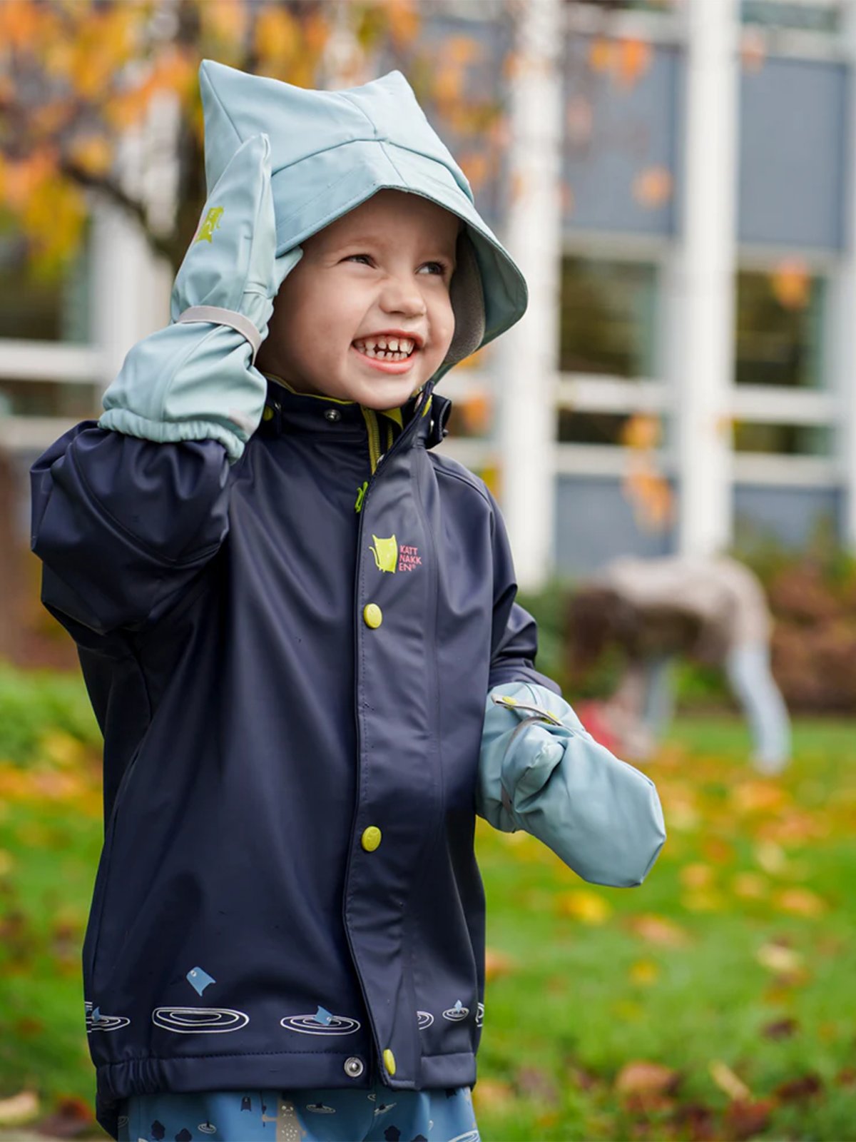 Kattnakken Regnsett Plask Marine