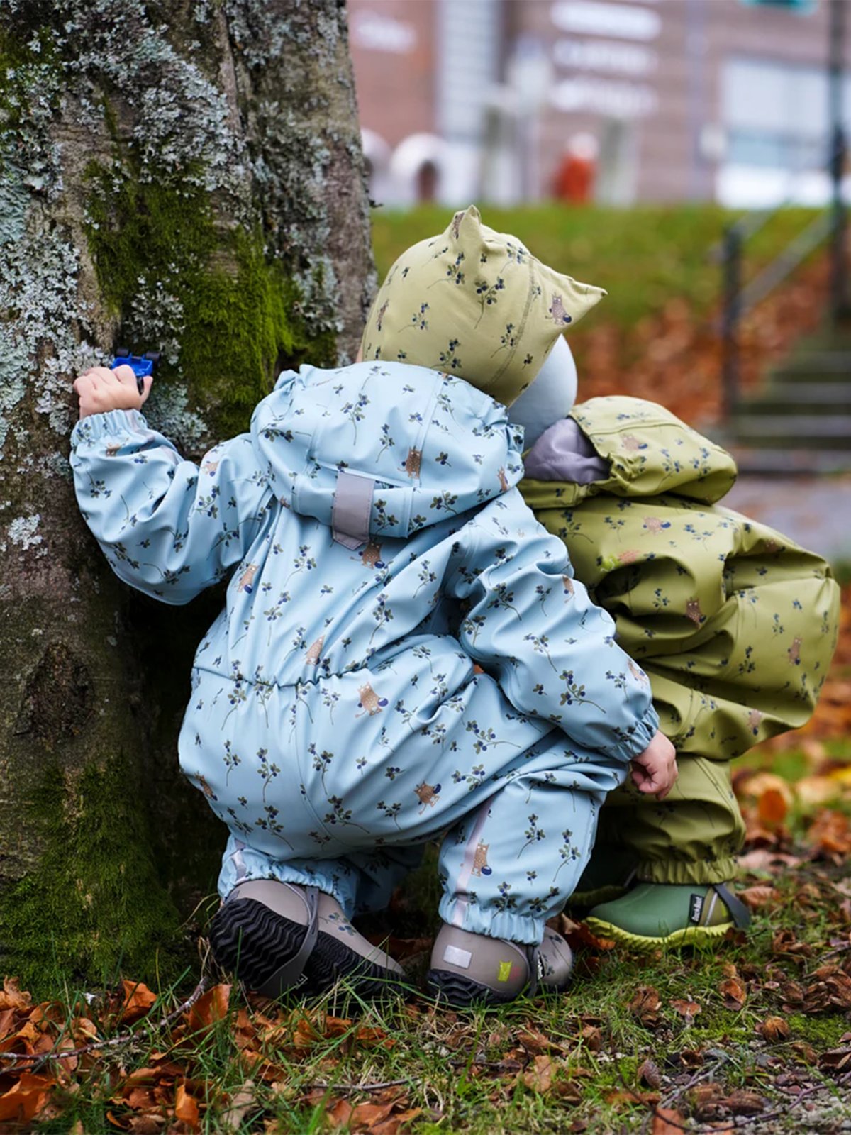 Kattnakken Babyregndress Dugg Bris