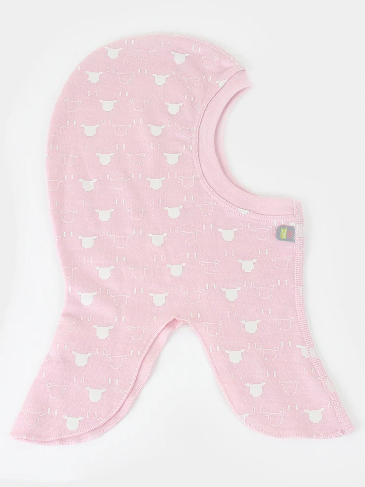 Kattnakken Balaklava - Tynn ull Frostrosa