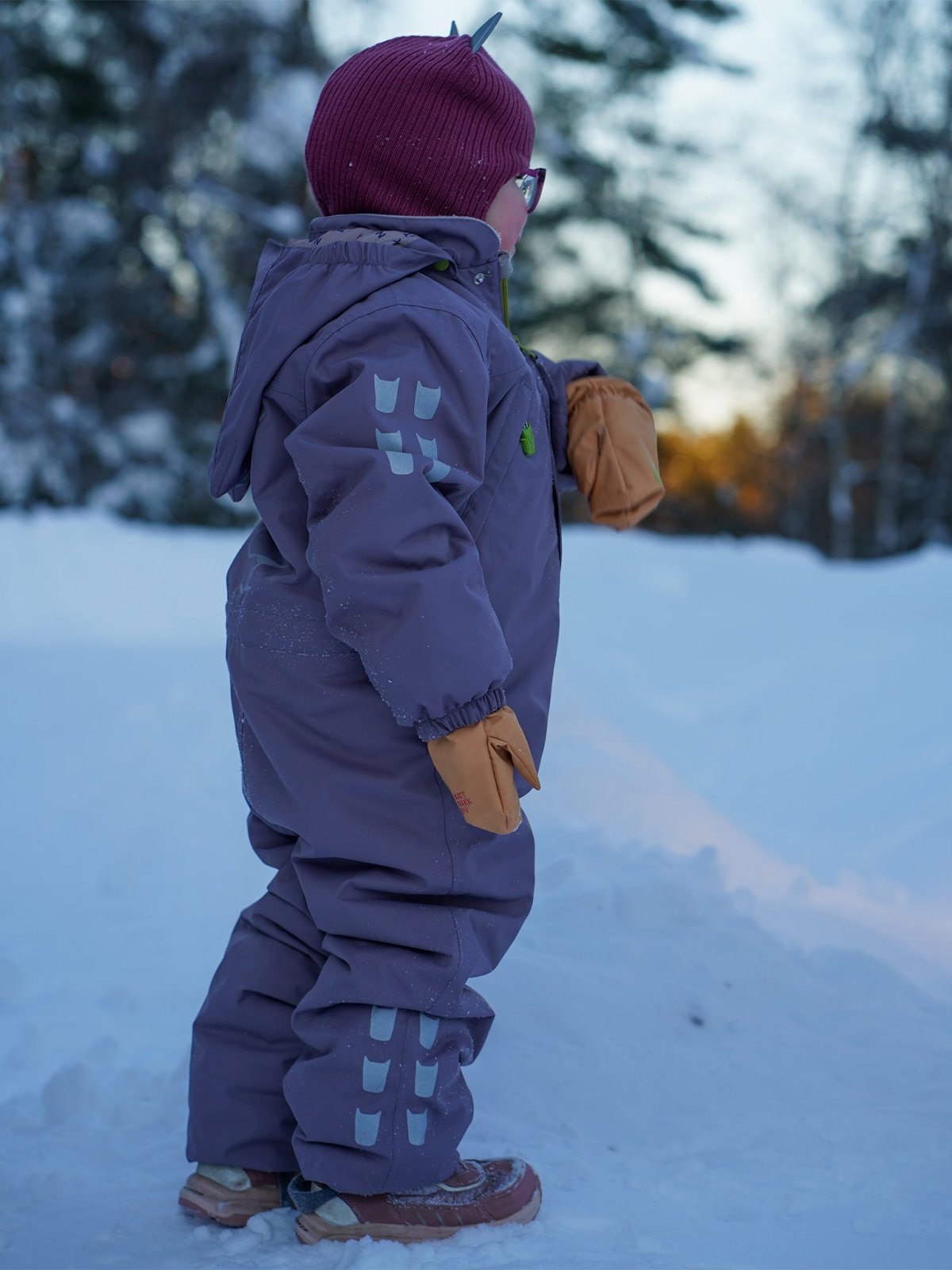 Kattnakken Parkdress Frost Blåbærmelk