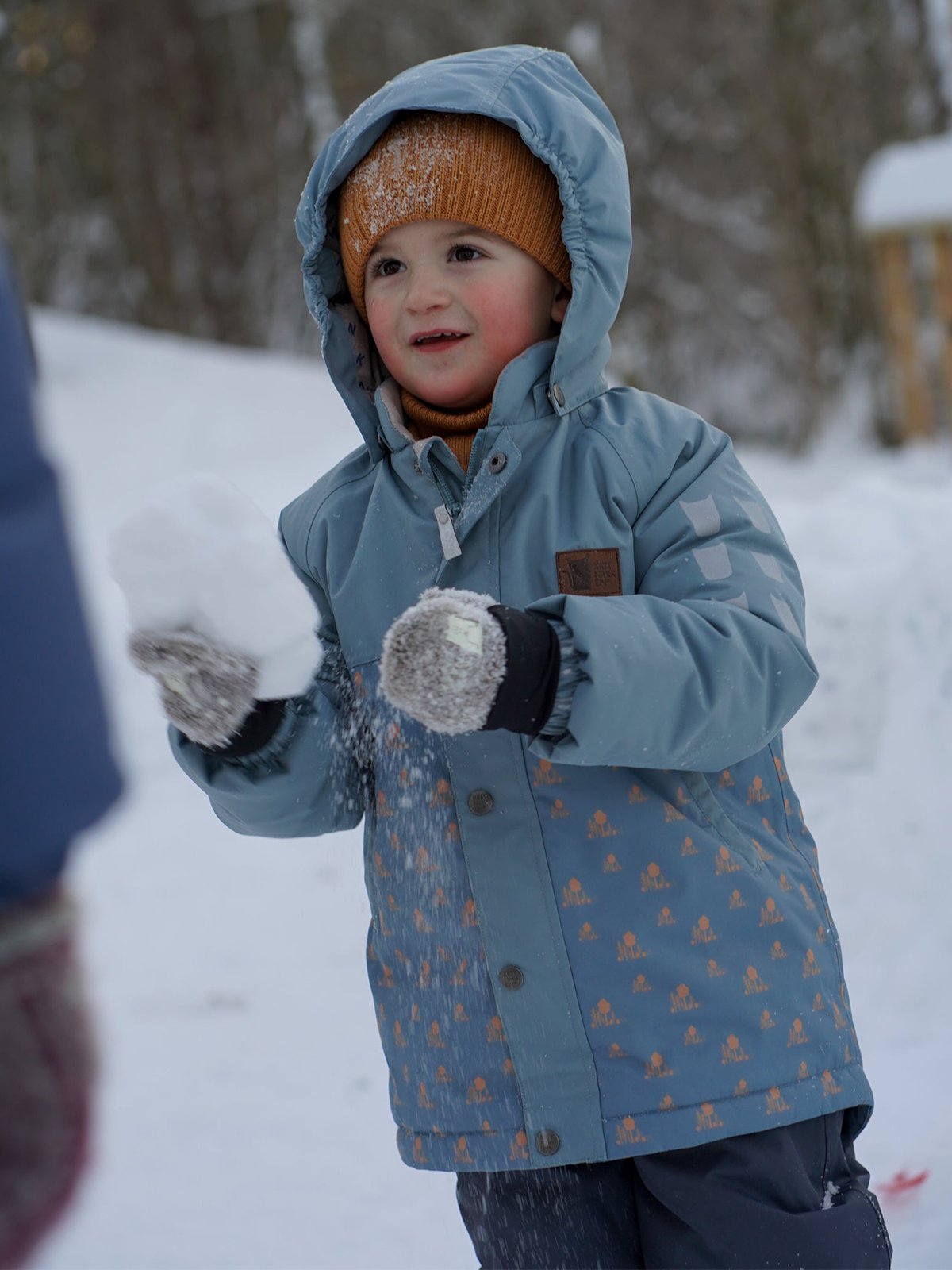 Kattnakken Vinterjakke Barn Hav