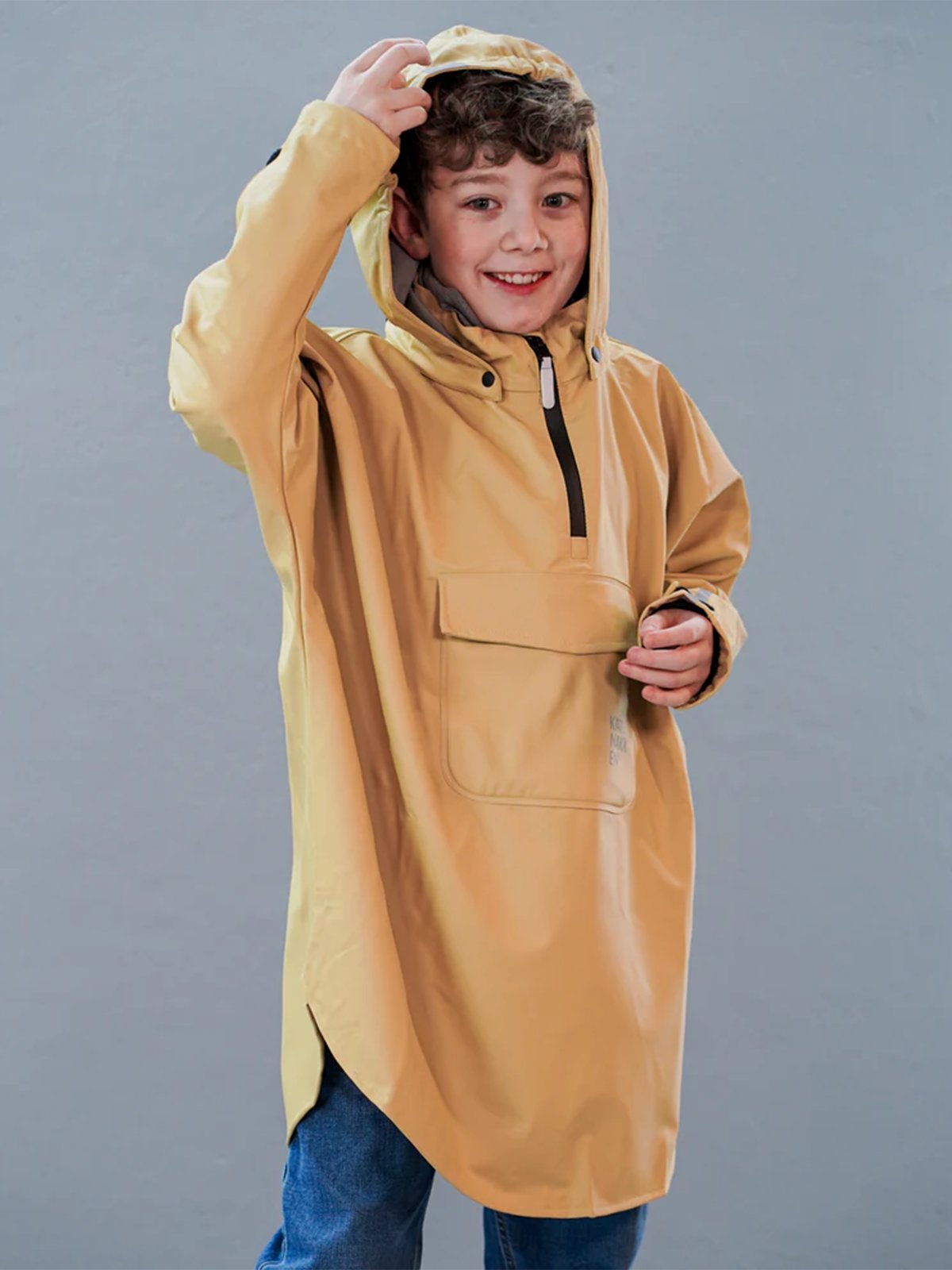 Kattnakken Regnponcho Barn og Junior Strå