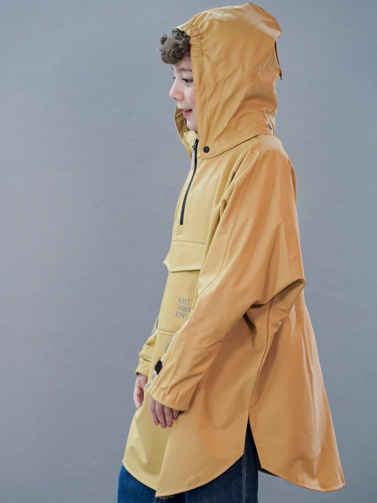 Kattnakken Regnponcho Barn og Junior Strå