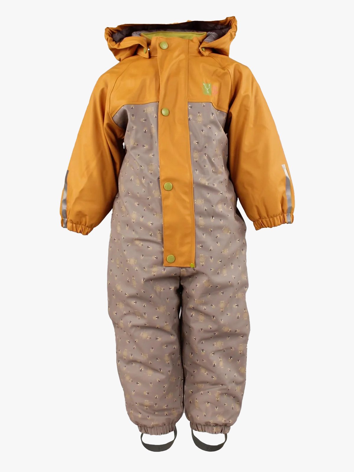 Kattnakken Babyregndress Pytt Gul