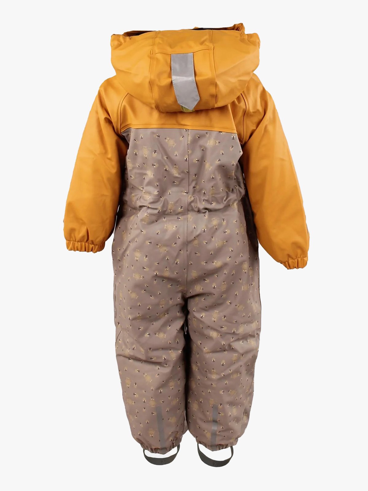 Kattnakken Babyregndress Pytt Gul