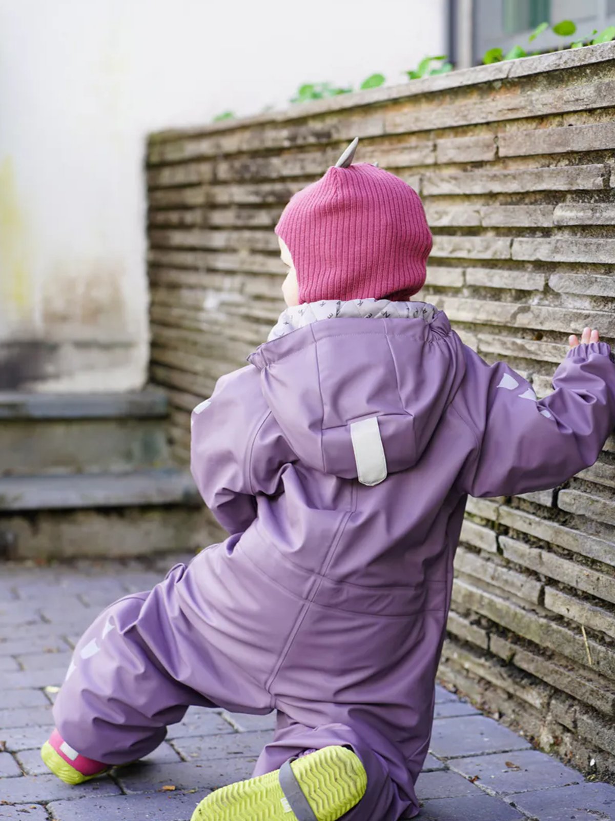 Kattnakken Vinterregndress Slaps Blåbærmelk