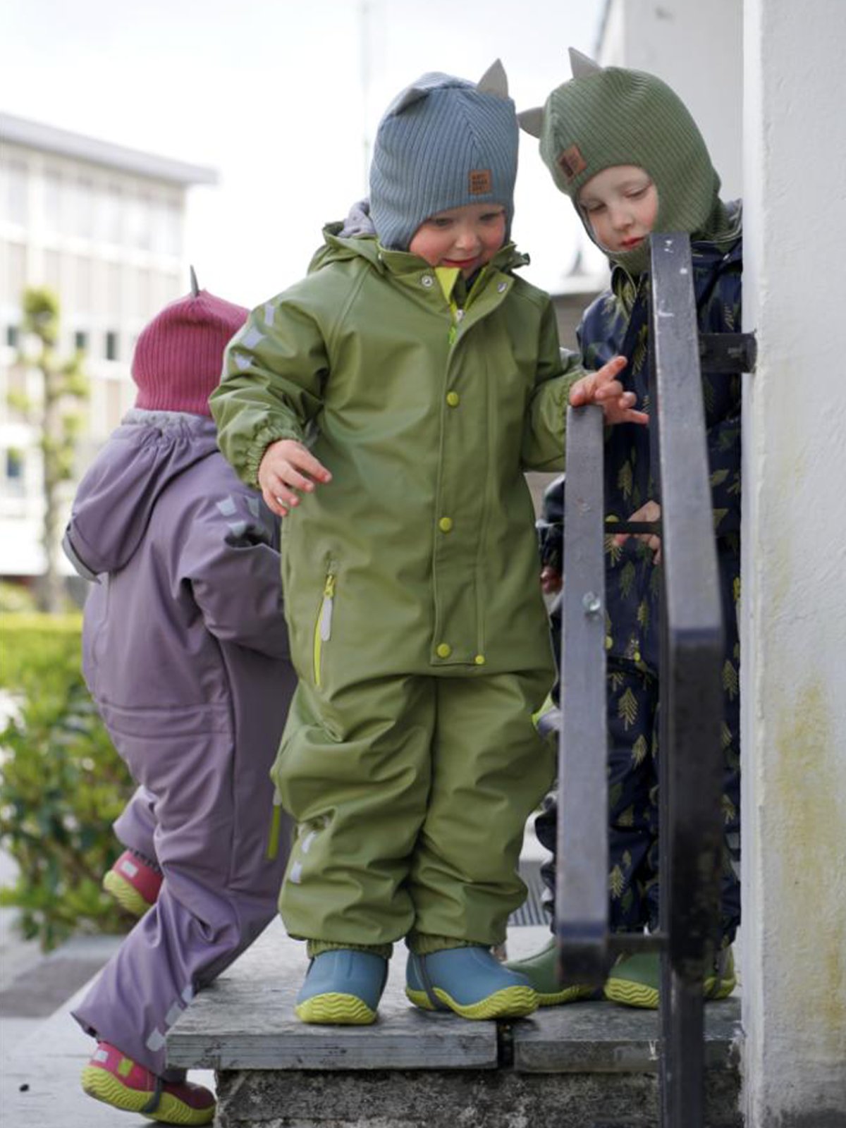 Kattnakken Vinterregndress Slaps Mose