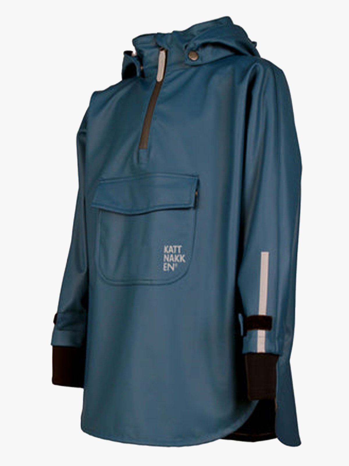 Kattnakken Regnponcho Barn og Junior Seiler Blå