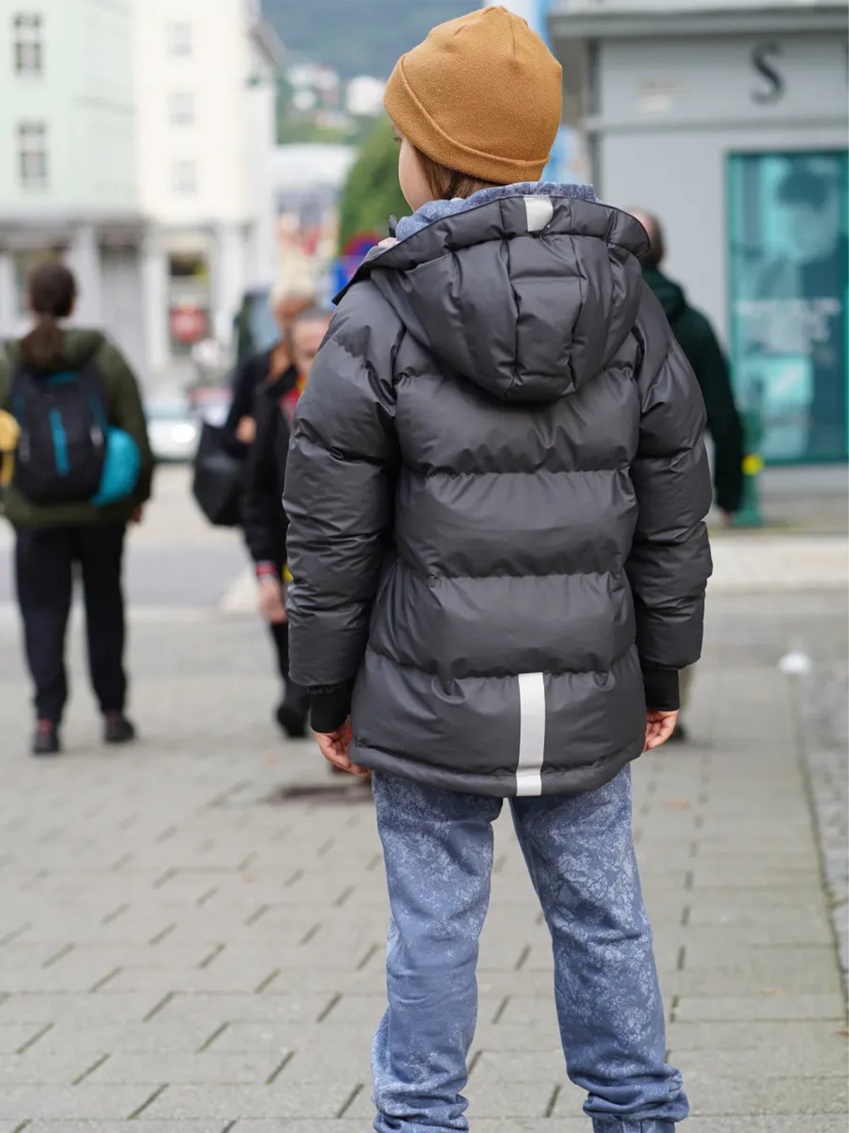 Kattnakken Boblejakke Sludd Junior Kattesvart