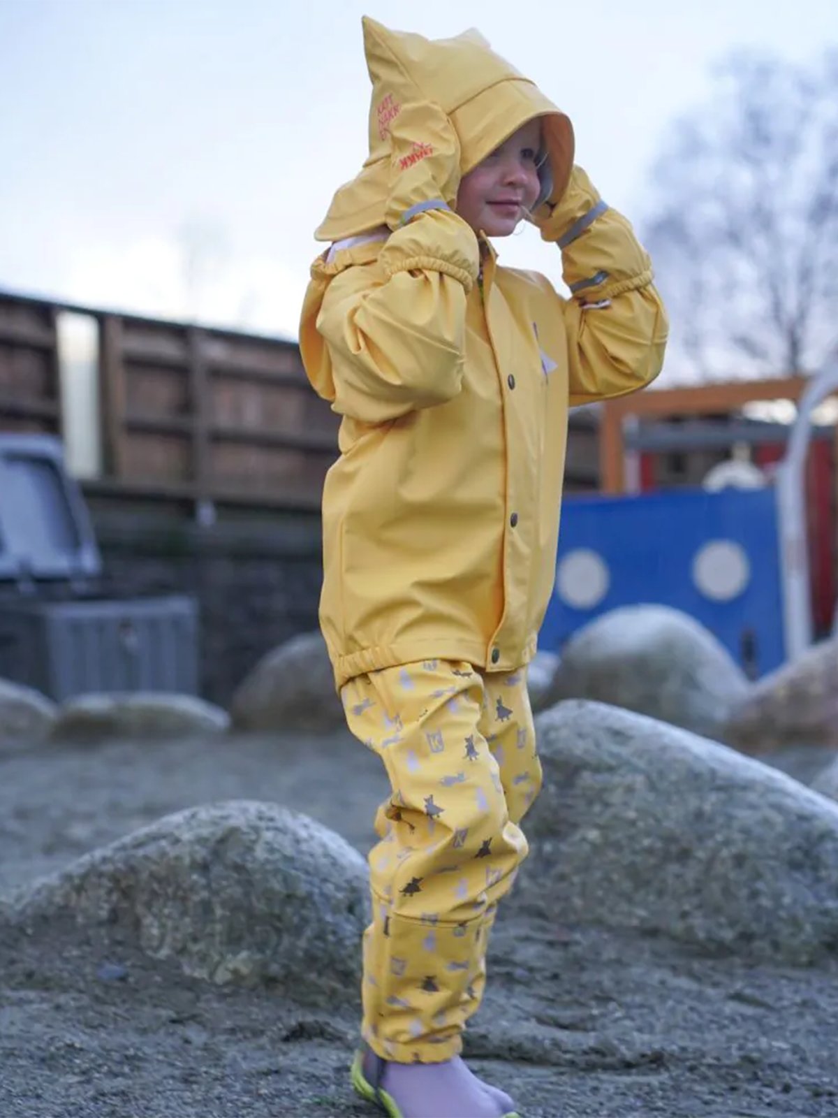 Kattnakken Regnsett Plask Bananskum