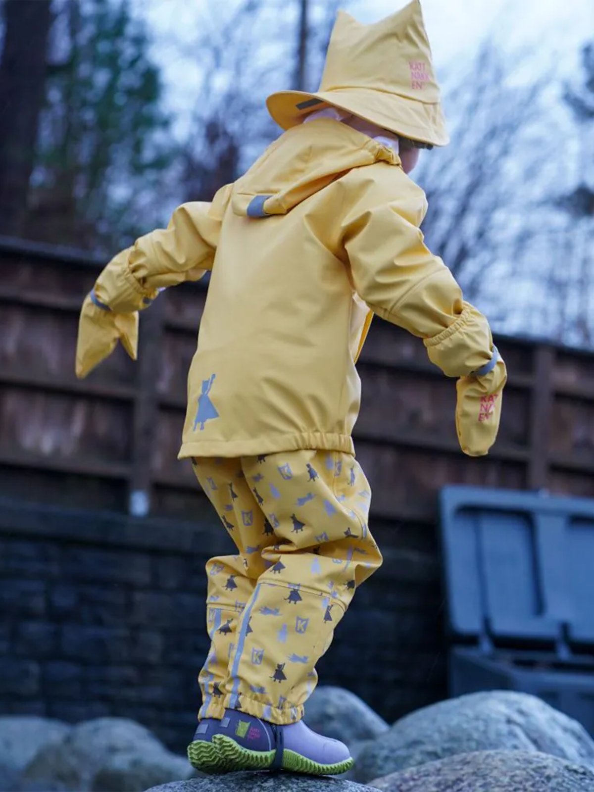 Kattnakken Regnsett Plask Bananskum