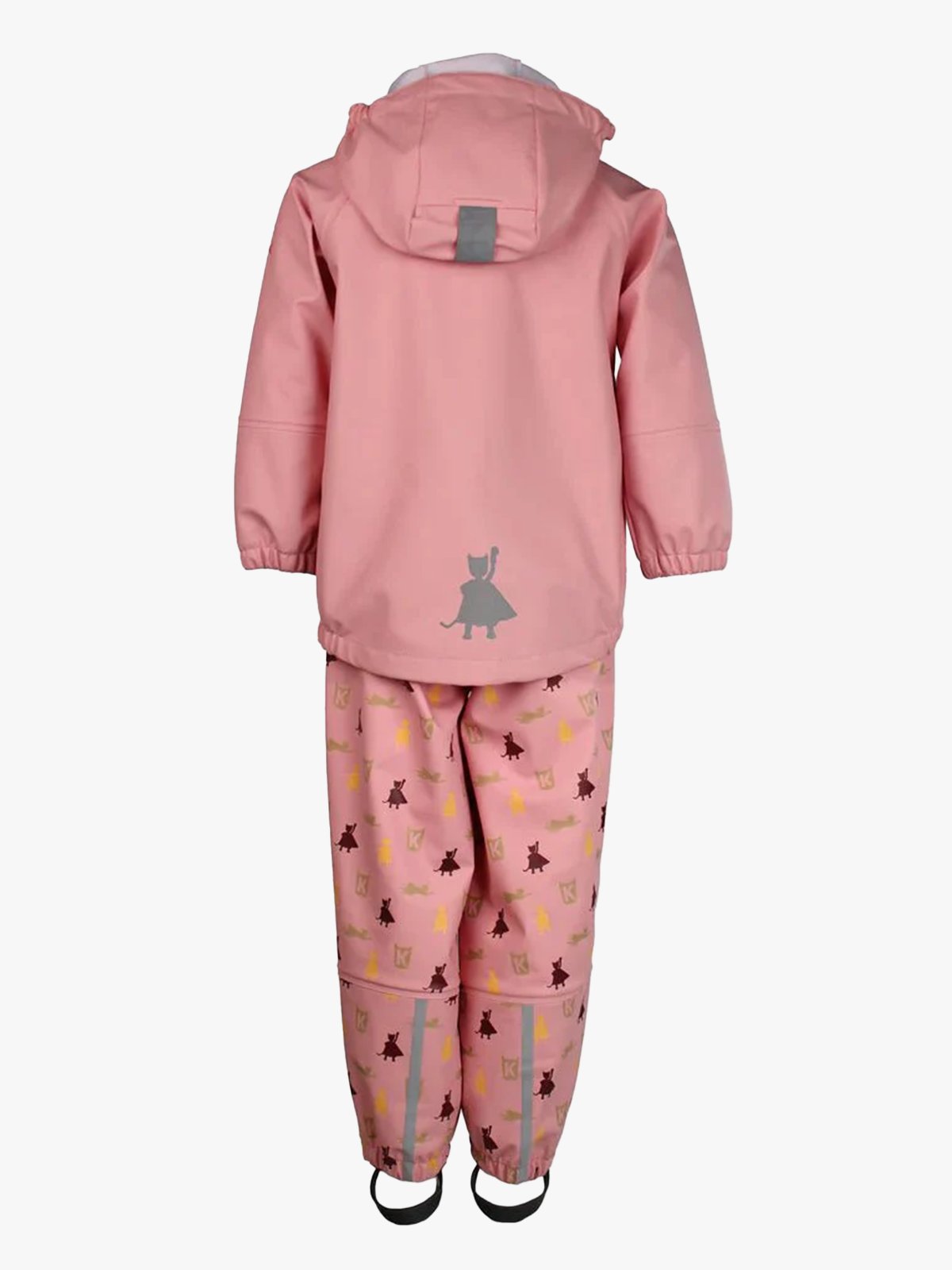 Kattnakken Regnsett Plask Rosa Krystall