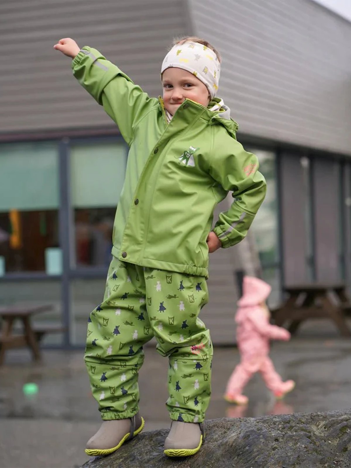 Kattnakken Regnsett Plask Supergrønn