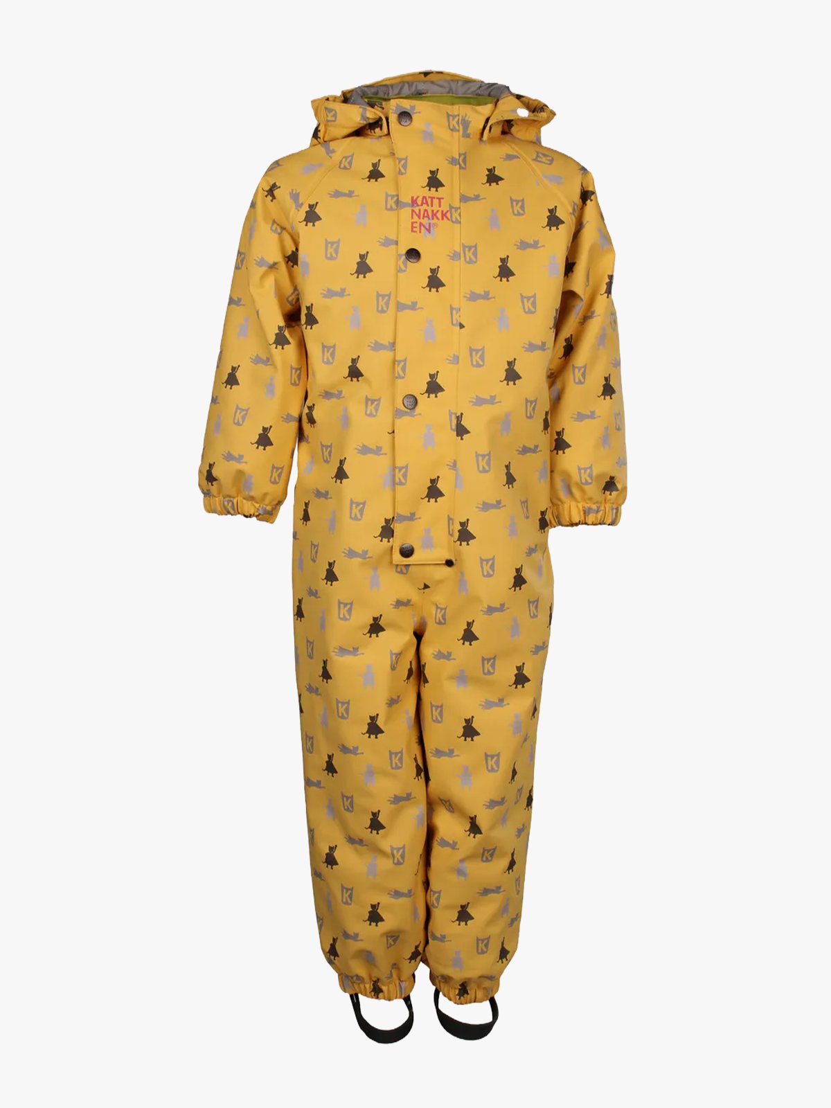 Kattnakken Heilårsregndress Hagl Bananskum