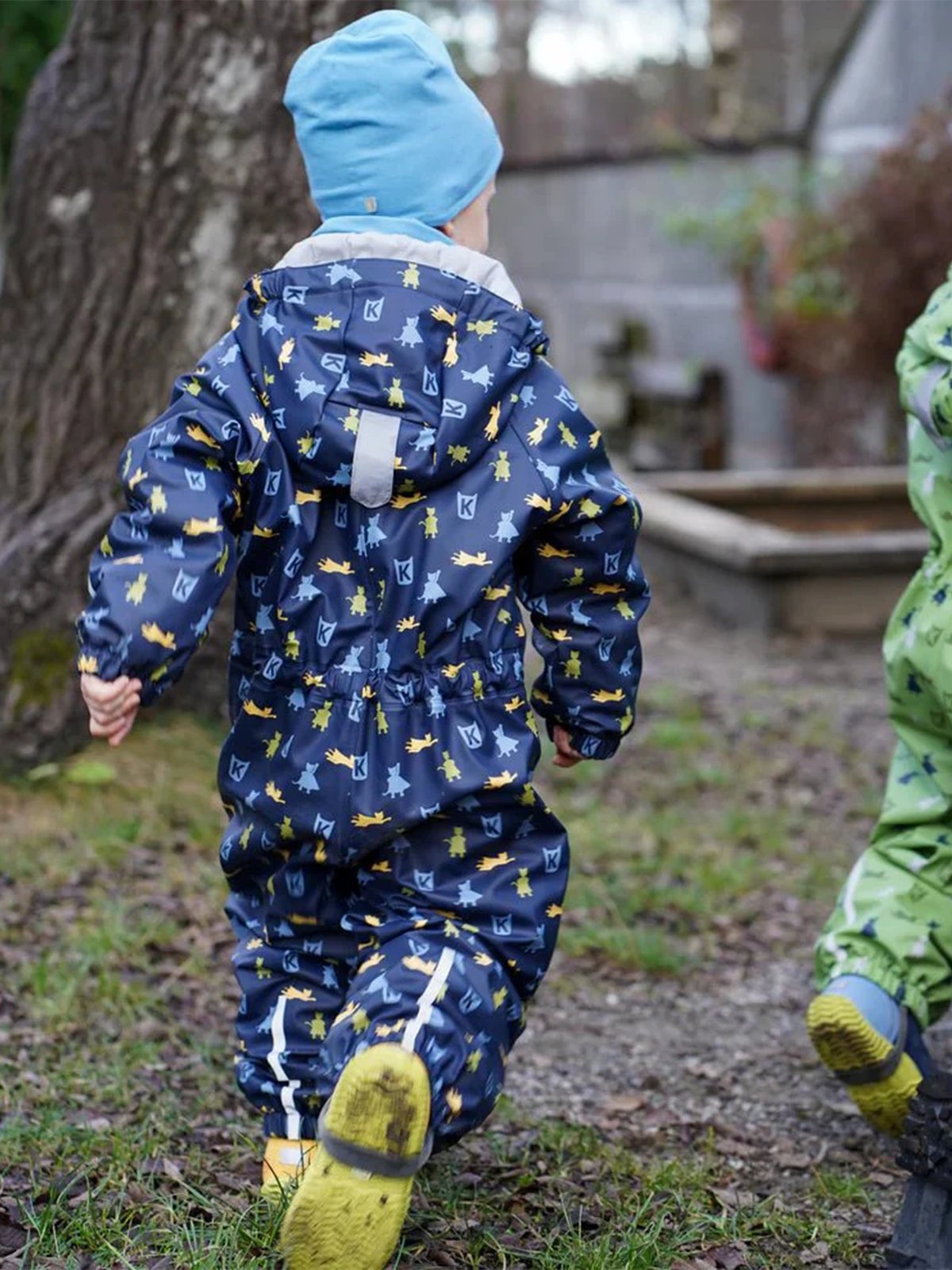Kattnakken Heilårsregndress Hagl Marine